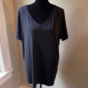 NWT Talbots Black Top - 2X